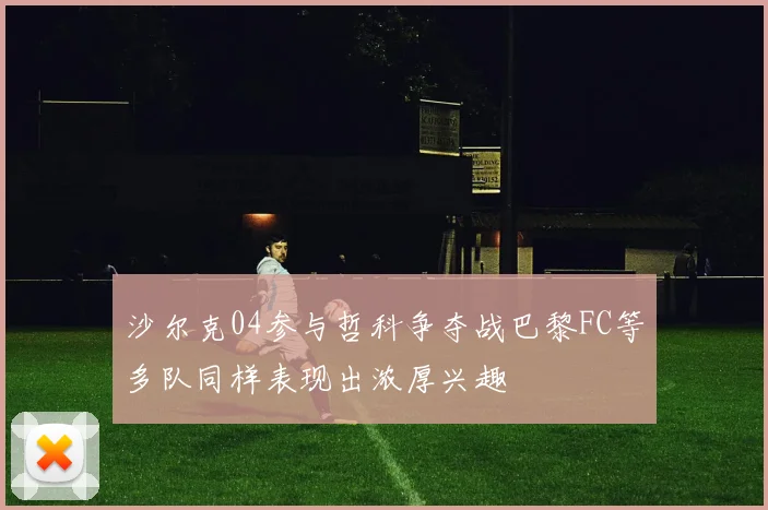 沙尔克04参与哲科争夺战巴黎FC等多队同样表现出浓厚兴趣